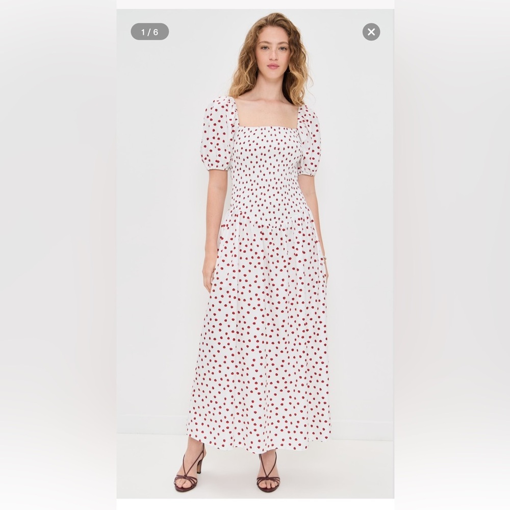 NWT O.P.T. Nan Tomato Maxi Dress